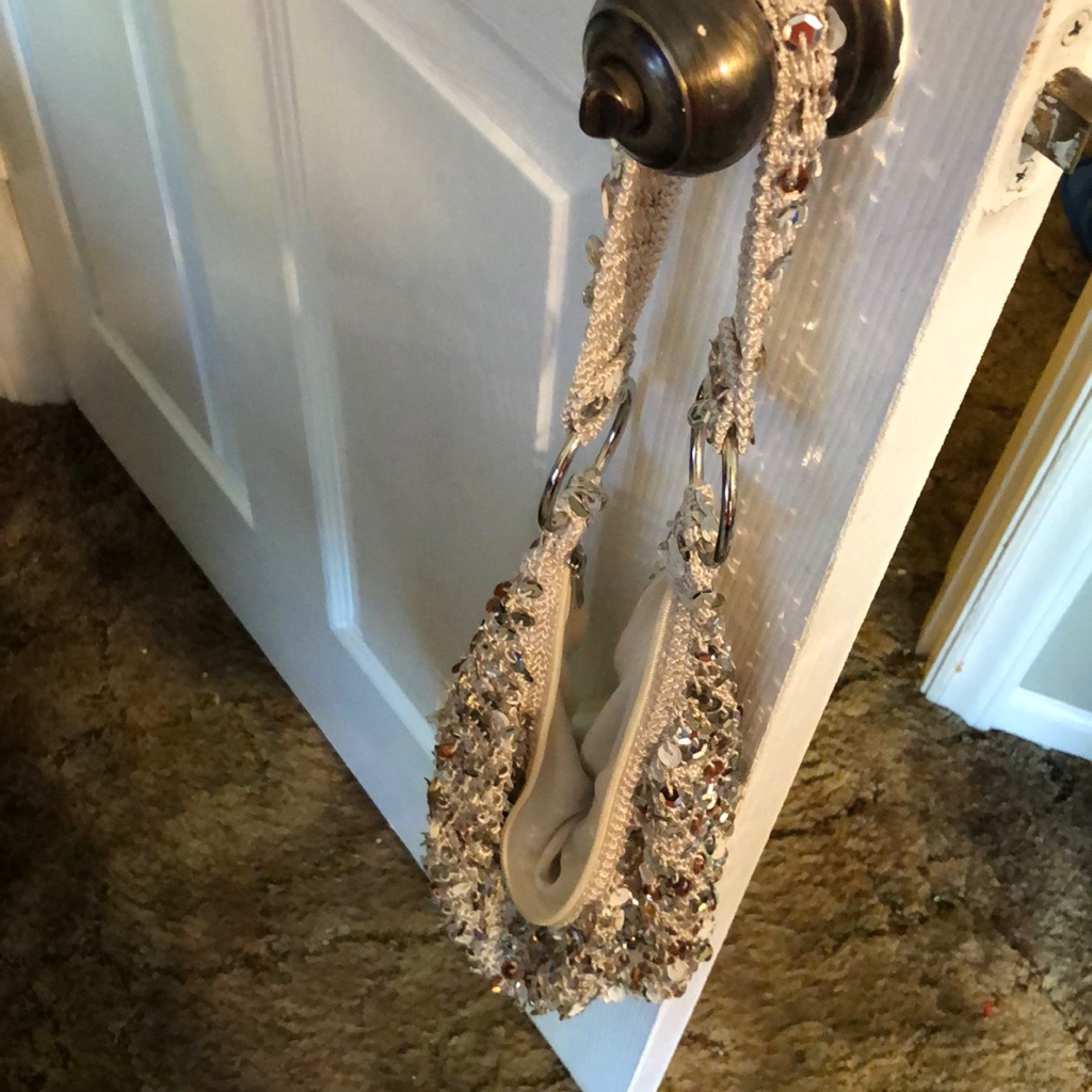 Glittery Silver Bag
